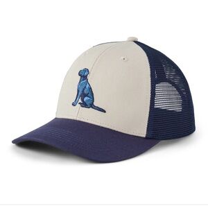 Life is Good Adult Unisex Clean Sitting Dog Trucker Hat